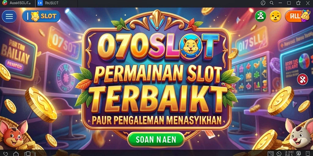 Tampilan permainan Slot 070SLOT yang menarik dan dinamis.