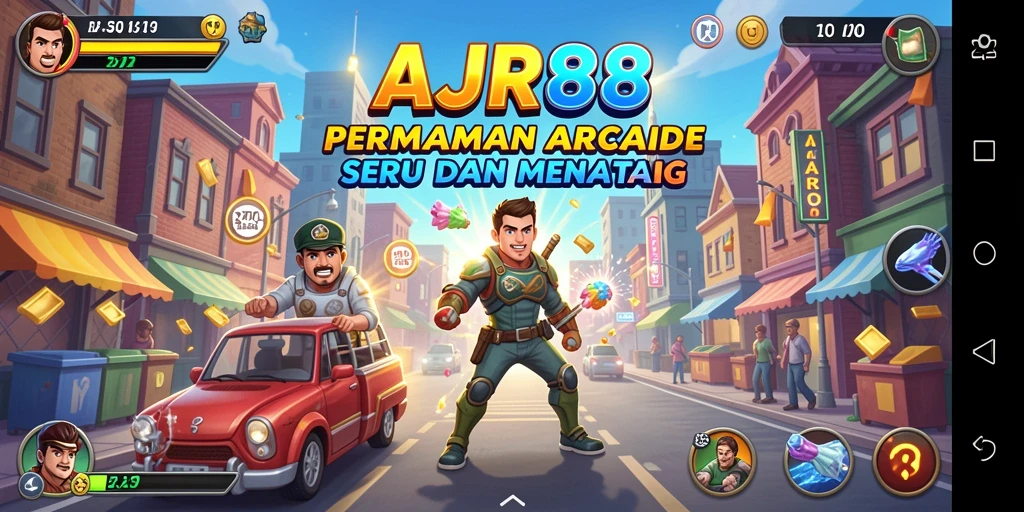 Gameplay seru dengan banyak tantangan dalam AJR88.