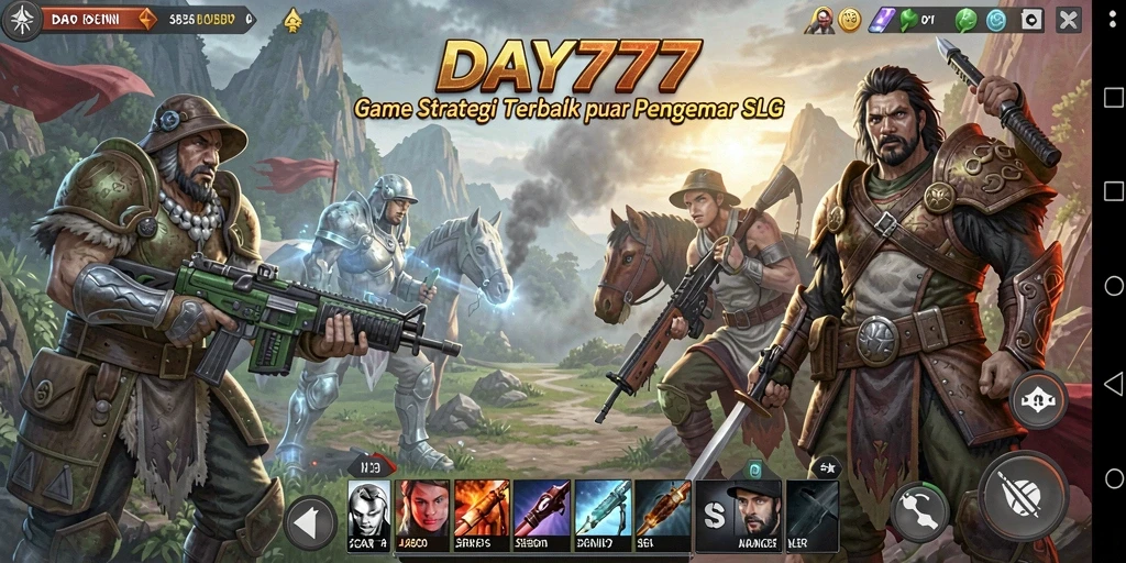 Tampilan gameplay yang intens dan menegangkan di DAY777.