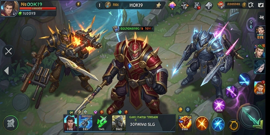 Tampilan gameplay menarik HOKI9 dengan elemen strategi SLG.