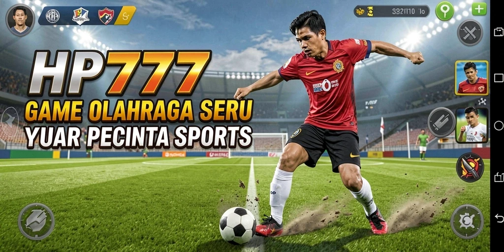 Tampilan gameplay HP777 yang menampilkan olahraga seru.