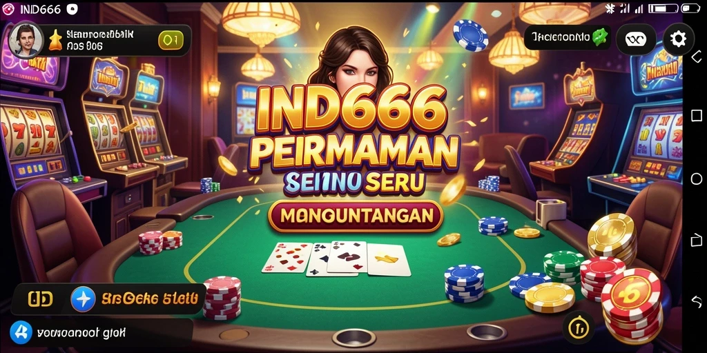 Tampilan antarmuka menarik dari <strong>IND666</strong> saat bermain kasino.