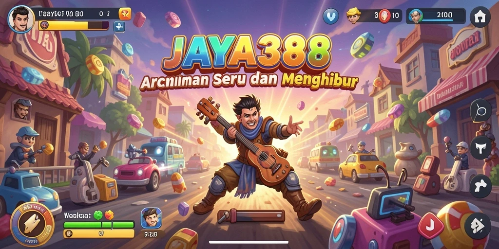 Gameplay JAYA388 yang penuh aksi dan warna-warni.