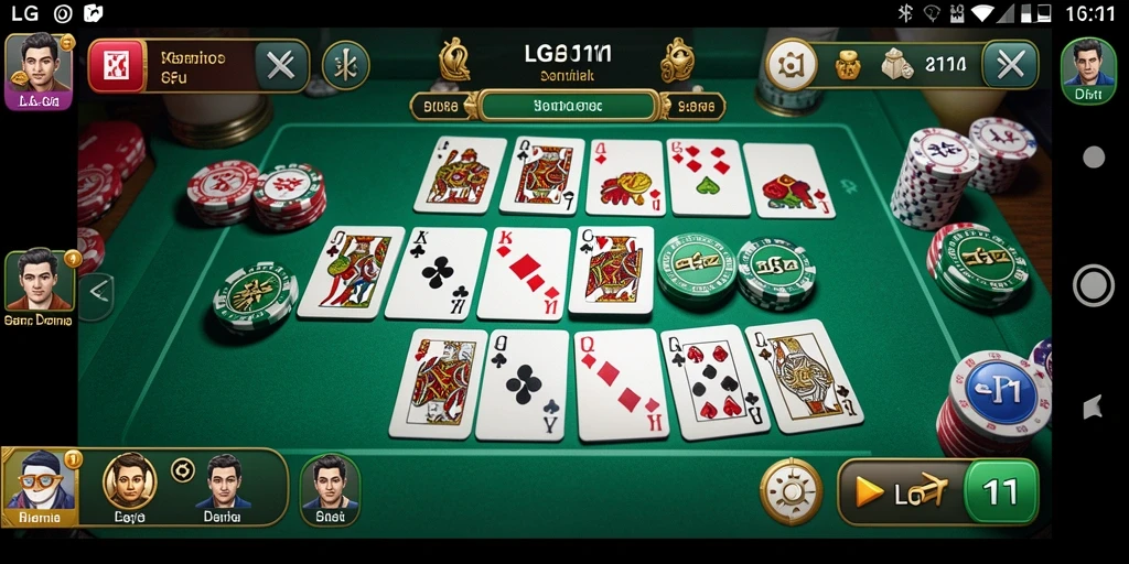 Tangkapan layar gameplay LG111 yang menarik dan interaktif.