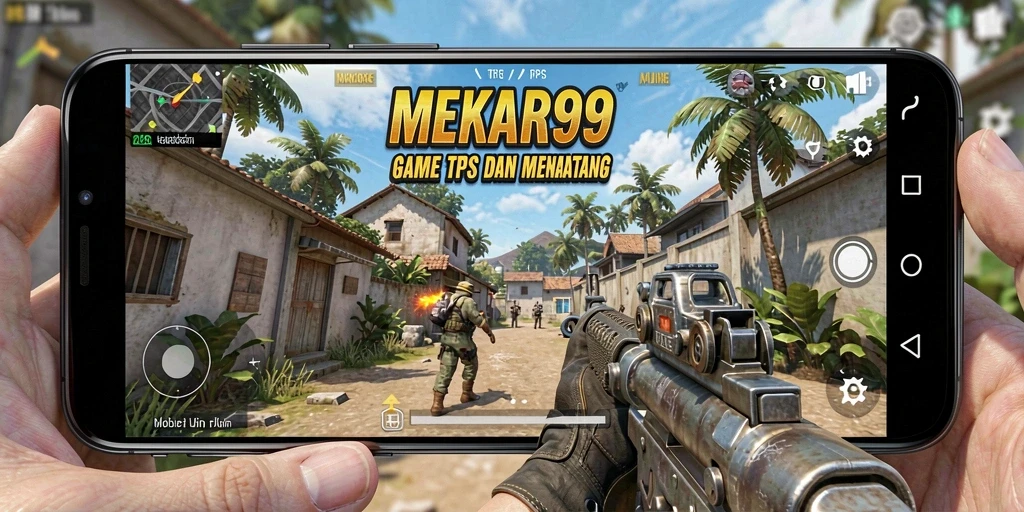 Tampilan gameplay seru dari game TPS MEKAR99 yang penuh aksi.