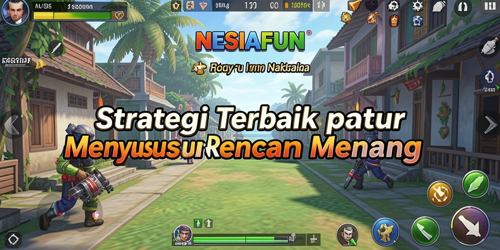 Gambaran gameplay mendebarkan dari NESIAFUN dengan strategi yang kompleks.