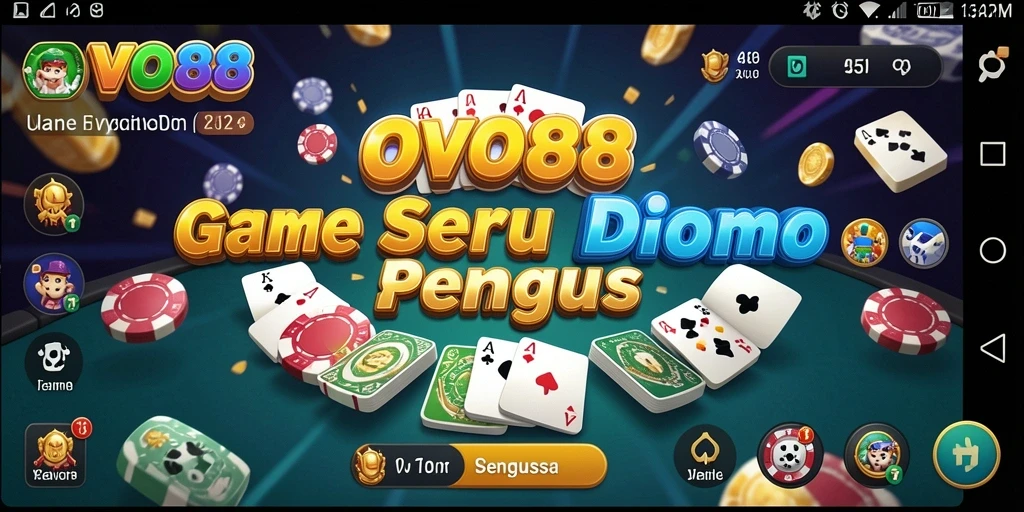 Screenshot gameplay OVO88 menunjukkan keseruan bermain Domino.