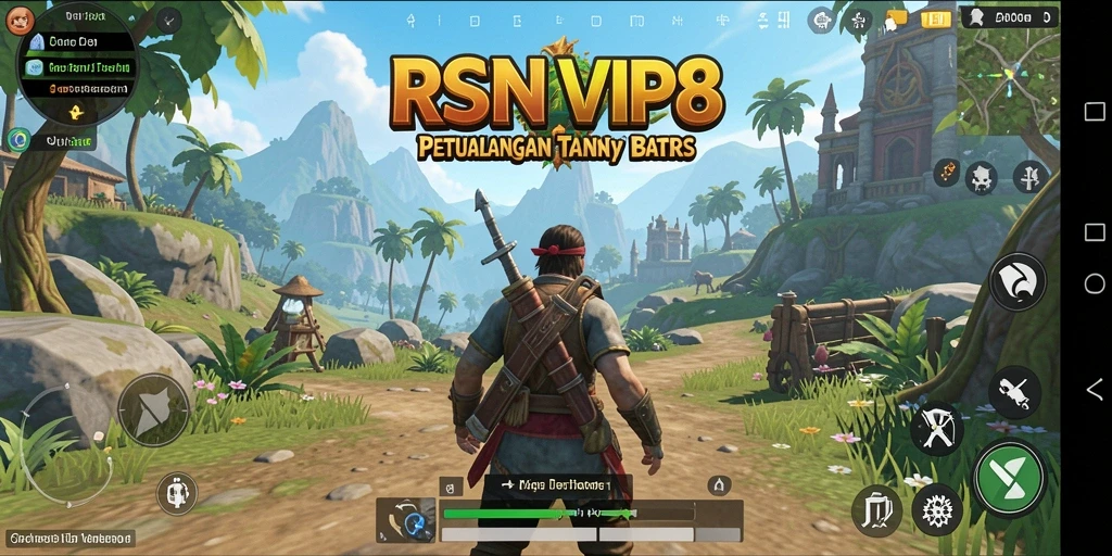 Tampilan gameplay menarik RSNVIP8 di dunia Open World.