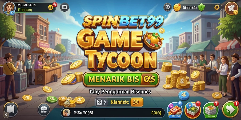 Tangkapan layar menampilkan gameplay menarik SPINBET99 dengan elemen Tycoon.